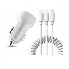 Iphone 5 AC & DC CAR Charger 3in1 Kit w/ Ligthning Cable